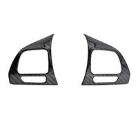 yangwu99 Fit For Volkswagen For Vw Golf Mk6 Passat B7 Cc Eos Tiguan Jetta Touran Sharan Caddy StickerSteering Wheel Trim Cover(Carbon Fiber Black)