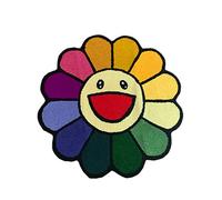 YANGYANGDA Cartoon Smiley Face Rug, Maximalist Decor, Rugs for Bedroom, Room Decor, Fit Your Bedroom Bathroom Kitchen Or Living Room