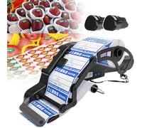 YANGYMM Handheld Label Applicator, Portable Electric Label Applicator, 2 Rechargeable Batteries,Battery Powered Barcode Applicator Tool,Labels Max Length15-60mm,4CM