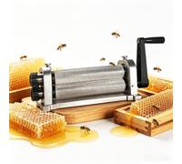 YANGYMM Manual Beeswax Comb Foundation Machine, 280Mm Bee Wax Sheet Roller Mills Machine 5.1MM