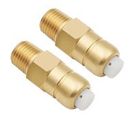 Yangyou 2 Pieces Thermal Release Valve for Pressure Washer Pump, 1/4 Inch NPT Thermal Relief Valve, Replacement Pump Protector