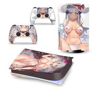 YANHAO Console Skin Anime Edition For PS5 - Disk Edition Skin For Console And Controllers - Vinyl Sticker - Durable, Scratch Resistant