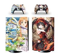 YANHAO Console Skin For PS5 Skin Disc Edition Anime Console and Controller Vinyl Cover Skins Wraps for PS5 Disc Version(5788) Skins Wraps Gift