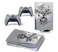 YANHAO Console Skin For PS5 Skin Disc Edition & Digital Edition Console And Controller Vinyl Cover Skins Wraps Scratch Resistant, Compatible 20788 Skins Wraps Gift (Size : Disc Version)