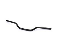 YANHAO Motorcycle Handlebars Drag Bar,Compatible 22mm 7/8'' Motorcycle Handlebar Aluminum Alloy Steering Wheel(Black-laser logo)