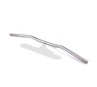YANHAO Motorcycle Handlebars Drag Bar,Compatible 22mm Motorcycle Handlebar Aluminum Alloy Anodizing 7/8'' Steering Wheel(Titanium-laser logo)