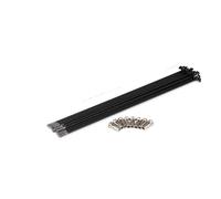 YANHAO Universal Bicycle Spokes Bike, 10pcs For Bicycle 13G/12G High-carbon Steel Spokes And Nipples/78/134/191/197/216/222/224/207/270 Mm Knitting Needle(Black 12G 189mm)