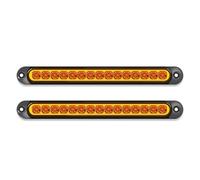 YANHAO Waterproof High Mounted Brake Light, 2pcs Tail lights Third brake light Truck Indicator light 12/24V Side warning lights Stop Marking lights Turn Signal(Yellow)