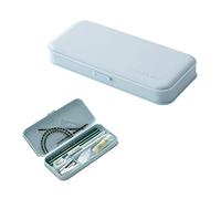 YanHLQJY Pencil Case Plastic Pencil Box Concise Stationery Storage Box for Students of All Ages