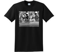 YANHOME John F Kennedy T Shirt JFK Dallas Assassination Photo Poster S Black