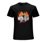 YANHOME Wasp Sawblade Logo T Shirt W.A.S.P. Black XXL