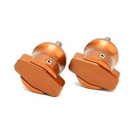 YaniJydQ Motorcycle Swing Arm Spool Sliders For GSX-8S GSX 8S GSXS-8S 2024 2025 Motorcycle Accessories 8MM Swingarm Spools Slider Stand Screws Covers(Orange)