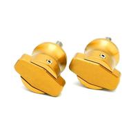 YaniJydQ Motorcycle Swing Arm Spool Sliders For GSX-8S GSX 8S GSXS-8S 2024 2025 Motorcycle Accessories 8MM Swingarm Spools Slider Stand Screws Covers(Yellow)