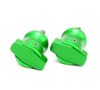 YaniJydQ Motorcycle Swing Arm Spool Sliders For GSX-8S GSX 8S GSXS-8S 2024 2025 Motorcycle Accessories 8MM Swingarm Spools Slider Stand Screws Covers(Green)