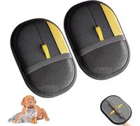 YANINEE Pack of 2 Gloves for Removing Pet Hair, Versatile Double Sided Pet Hair Remover Glove, Pet Hair Goodbye for Cats and Dogs