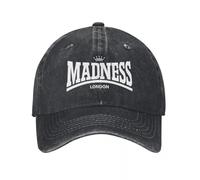 YANIUIE Vintage Madness 70s Baseball Cap Unisex Distressed Denim Sun Cap The Madness of King George Outdoor Activities Hats Cap Gift