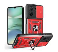 YANJIEER ESONG Case for Xiaomi Redmi A5 4G 173, Military Drop Protection Personalised Cover with Magnetic Ring Stand, Upgraded PC/TPU Shockproof Protective Phone Case for men Red