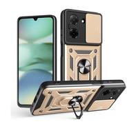 YANJIEER ESONG Case for Xiaomi Redmi A5 4G 173, Military Drop Protection Personalised Cover with Magnetic Ring Stand, Upgraded PC/TPU Shockproof Protective Phone Case for men Gold