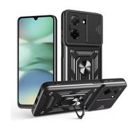 YANJIEER ESONG Case for Xiaomi Redmi A5 4G 173, Military Drop Protection Personalised Cover with Magnetic Ring Stand, Upgraded PC/TPU Shockproof Protective Phone Case for men Black