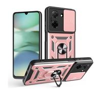 YANJIEER ESONG Case for Xiaomi Redmi A5 4G 173, Military Drop Protection Personalised Cover with Magnetic Ring Stand, Upgraded PC/TPU Shockproof Protective Phone Case for men Rose gold