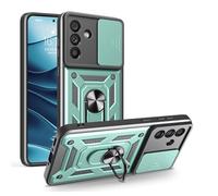 YANJIEER ESONG Case for ZTE nubia RedMagic 10 Pro 5G, Military Grade Drop Protection Personalised Cover with Magnetic Ring Stand, Upgraded PC/TPU Shockproof Protective Phone Case for men Green