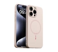 YANJIEER Liquid Silicone Magnetic Case for Huawei Pura 70 Pro Compatible with MagSafe, Wireless Charging, Ultra Slim Soft TPU Rubber Bumper Microfiber Shockproof TPU+PC Phone Cover White