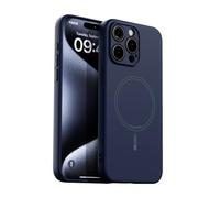 YANJIEER Liquid Silicone Magnetic Case for Huawei Pura 70 Pro Compatible with MagSafe, Wireless Charging, Ultra Slim Soft TPU Rubber Bumper Microfiber Shockproof TPU+PC Phone Cover Dark Blue