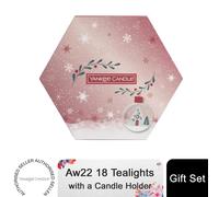 Yankee Candle 19 Piece Gift Set: Candle Holder - 18 x Candle 9.8g