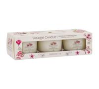 Yankee Candle 3 Pack Votives Glass Jar 37g - Sakura Blossom Festival