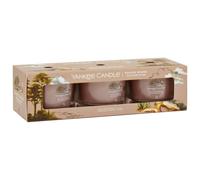 Yankee Candle 3 Pack Votives Glass Jar 37g - Seaside Woods