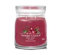 Yankee Candle 368g 2 Wicks Medium Signature Jar Black Cherry Pack of 4