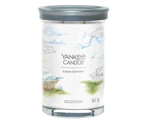 Yankee Candle 567g Clean Cotton Signature Large Tumbler Candle