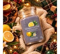 Yankee Candle Black Tea & Lemon Large Glass Jar 2-Wick Candle 567g