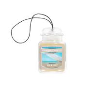 Yankee Candle Car Air Fresheners Hanging Car Jar Ultimate Sun & Sand Scented Neutralizes Odors Up To 30 Days gray