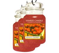 Yankee Candle Car Jar Air Freshener Clean Cotton - Pack of 3
