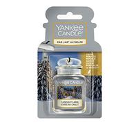 Yankee Candle Car Jar Ultimate Air Freshener, Candlelit Cabin, Alpine Christmas Collection