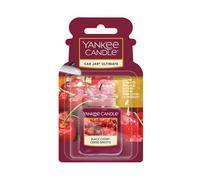 Yankee Candle Car Jar Ultimate Black Cherry Hanging Air Freshener, Pack Of 1