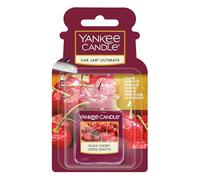 Yankee Candle Car Jar Ultimate Scented Air Freshener | Black Cherry | 4 count