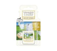 Yankee Candle Car Jar Ultimate Scented Air Freshener | Clean Cotton | 2 count