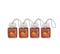 Yankee Candle Car Jar Ultimate Spiced Pumpkin 0.96 OZ (Pack of 4)