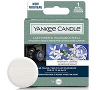 Yankee Candle Car Powered Fragrance Diffuser Refill| Midnight Jasmine Car Air Freshener | Lasts Up To 60 Days | 1 Count