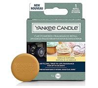 Yankee Candle Car Powered Fragrance Diffuser Refill| Vanilla Cupcake Car Air Freshener | Lasts Up To 60 Days | 1 Count