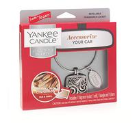 Yankee Candle Charming Scents Car Air Freshener Square Starter Kit, Sparkling Cinnamon