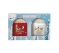 Yankee Candle Christmas 2 Medium Signature Jar Gift Set Festive Xmas Present