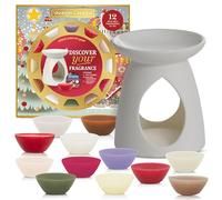 Yankee Candle Christmas Scented Wax Melt Discovery Gift Set, 12 Scented Wax Melts, 1 Wax Melt Burner & 1 Unscented Tea Light, Perfect Christmas Gifts for Women, Signature