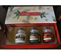 Yankee Candle Christmas XMAS, GIFT SET 3 SMALL YEARS, 2020, Rare