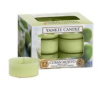 Yankee Candle Cuban Mojito Tea light Candles, Green