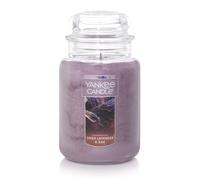 Yankee Candle Dried Lavender & Oak Scented Classic 22 Oz Large Jar Single Wick Aromatherapy Candle Over 110 Hours of Burn Time Ideal for Creating a