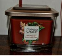 Yankee Candle Elevation Sweet Orange Spice 347g 3 Wick Scented Candle Rare