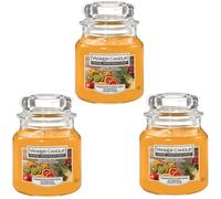 Yankee Candle Exotic Fruits Scented Candle Tropical & Uplifting 104g (Set Of 3)